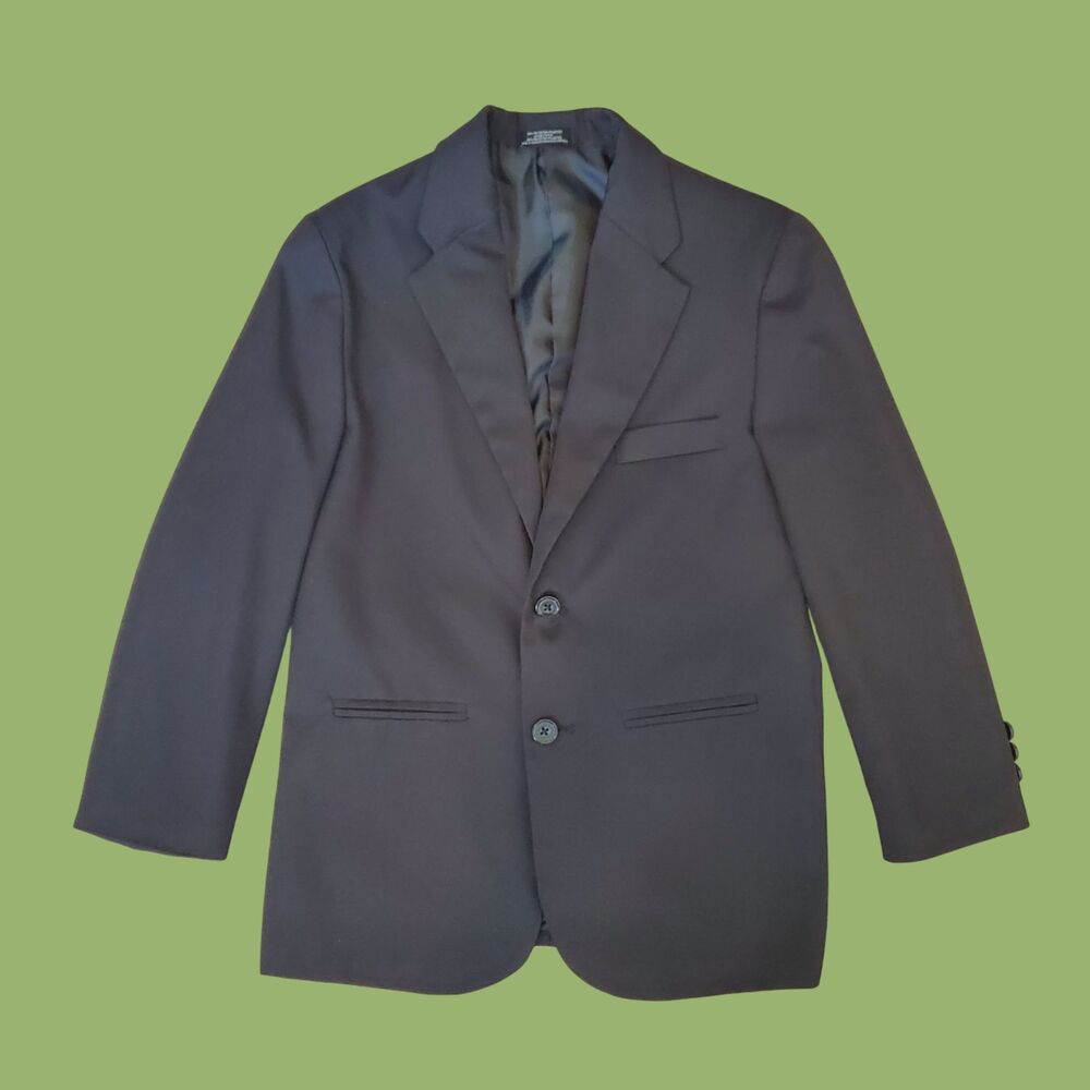 Boy's Vintage 90s Holiday Editions Black Blazer Size 10
